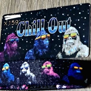 ZOX "CHILL OUT" #X159 HOLOGRAPH Winter Wonders INTERACTIVE RARE GOLDIE WRISTBAND